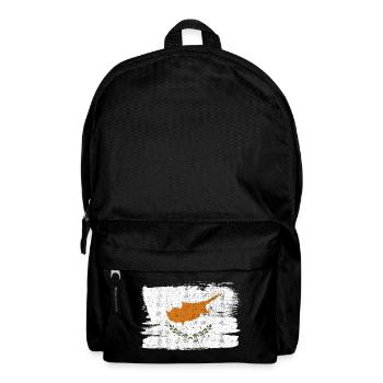Cyprus Flag Flag Peace Vintage - Backpack - black - Front