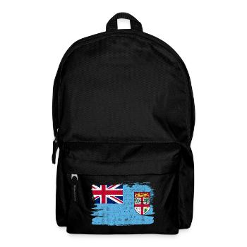 Fiji Flag Flag Peace Vintage - Backpack - black - Front