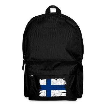 Finland Flag Flag Peace Vintage - Backpack - black - Front