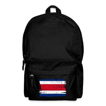 Costa Rica Flag Flag Peace Vintage - Backpack - black - Front