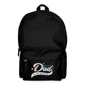 Best Dad in the World - Backpack - black - Front