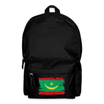 Mauritania Flag Flag Peace Vintage - Backpack - black - Front