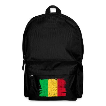 Drapeau du Mali Drapeau Paix Vintage - Sac à dos - noir - Devant