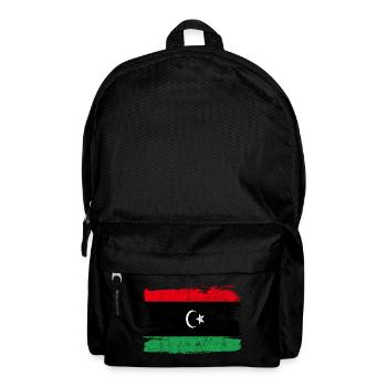 Libya Flag Flag Peace Vintage - Backpack - black - Front