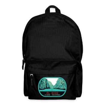 Panoramablick auf El Nido, Insel Palawan - Rucksack - Schwarz - Vorne