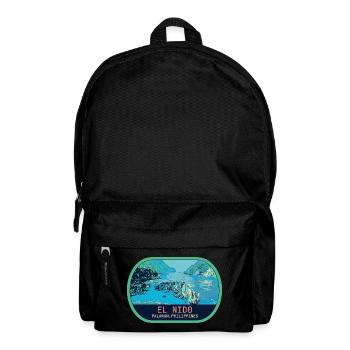 Breathtaking El Nido: Heavenly Aerial View - Backpack - black - Front