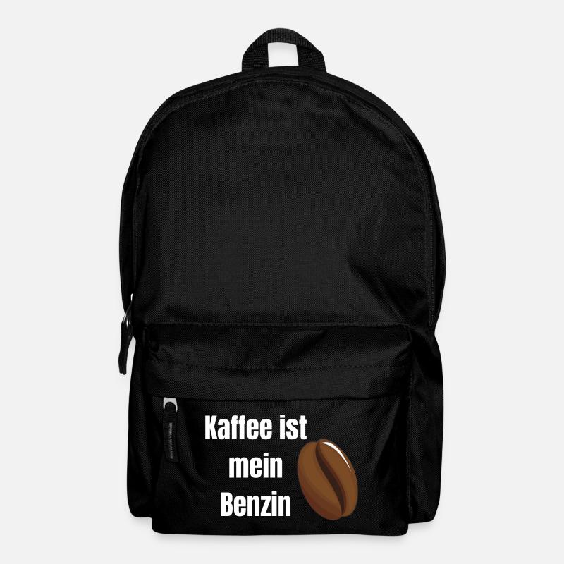 Kaffee ist mein Benzin - Rucksack - Schwarz