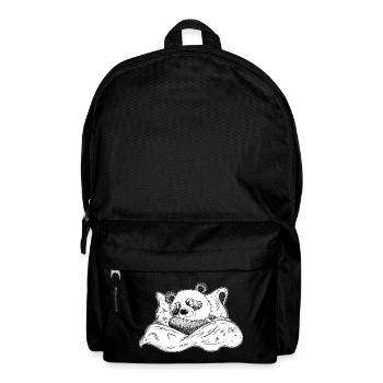 Panda Ours Dort Et Rêve Bonne Nuit - Sac à dos - noir - Devant
