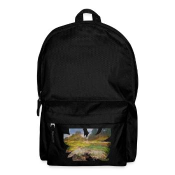 Ein Fluss-Delta brennt in Farben - Rucksack - Schwarz - Vorne