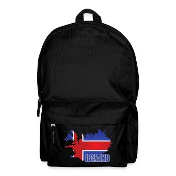 Fierté islandaise, drapeau islandais - Sac à dos - noir - Devant
