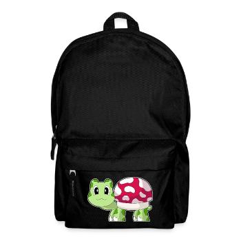 Turtle Mushroom - Backpack - black - Front