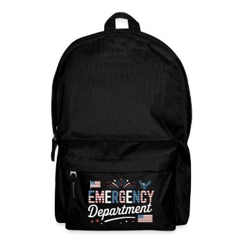 Emergency ER Nurse Independence Day 4th of July - Rucksack - Schwarz - Vorne