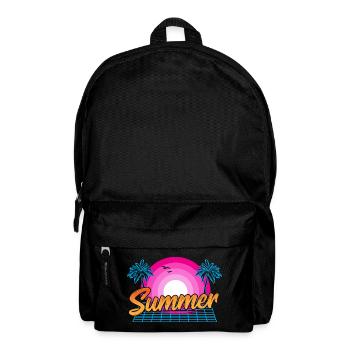 Beach Warm Weather 80s/90s Summer Sun - Backpack - black - Front