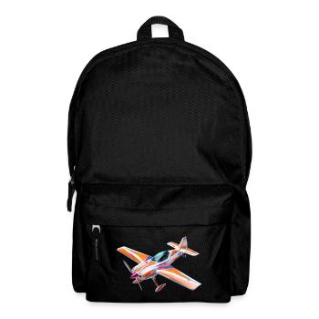 Colorful Radio Control Acrobatic Airplane - Backpack - black - Front