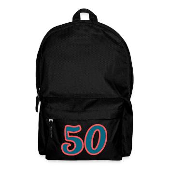 50. 50 YEARS. 50th ANNIVERSARY. 50 YEARS ANNIVERSARY. - Backpack - black - Front