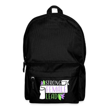 Strong Female Lead Feminismus Empowerment Frauen - Rucksack - Schwarz - Vorne