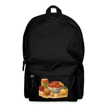 Salade de vinaigrette - Sac à dos - noir - Devant