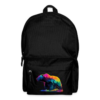 Bear In The Mountains  - Backpack - black - Front