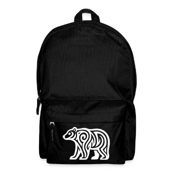 Just a White Bear #1 / JustN-imal - Backpack - black - Front