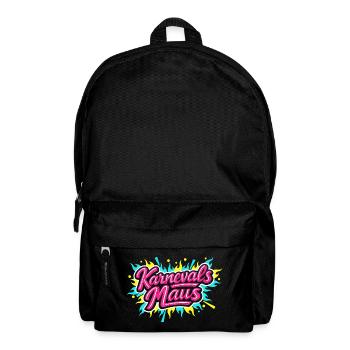 Karnevalsmaus Lustig Süß Party Geschenk - Rucksack - Schwarz - Vorne
