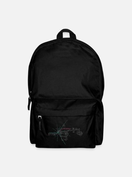 Voyager Pulsarkarte Goldene Schallplatte Raumsonde - Rucksack - Schwarz