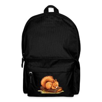 Eichhörnchen Süß Niedlich Baby Kinder Tier Cartoon - Rucksack - Schwarz - Vorne
