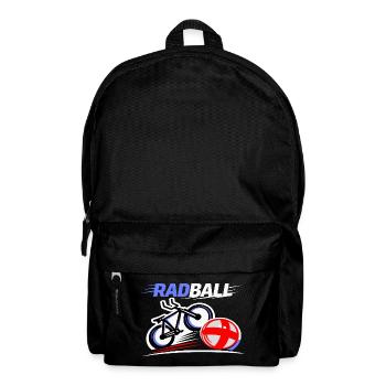 Radball, Cycleball, Hallenradsport - Rucksack - Schwarz - Vorne