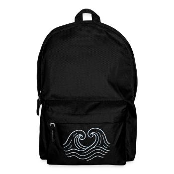 Vagues - Mer - Scatola - Sac à dos - noir - Devant
