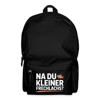 Na Du Kleiner Frechlachs Gamer Lachs Meme Zocker - Rucksack - Schwarz - Vorne