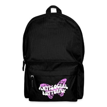 Graphique inspirant de fan papillon - Sac à dos - noir - Devant
