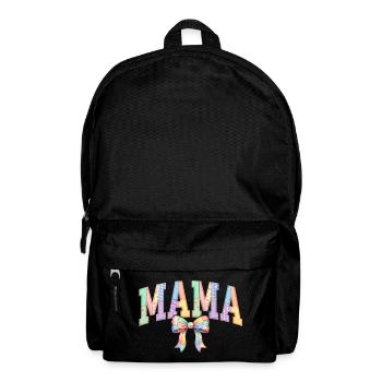 Mama Mom Life Floral Mom Baseball Mama  - Rucksack - Schwarz - Vorne