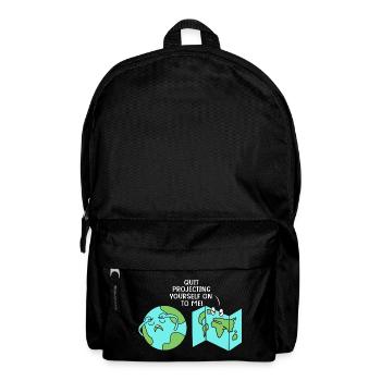 GIS Kartografie Kartograf Geografie Geography - Rucksack - Schwarz - Vorne