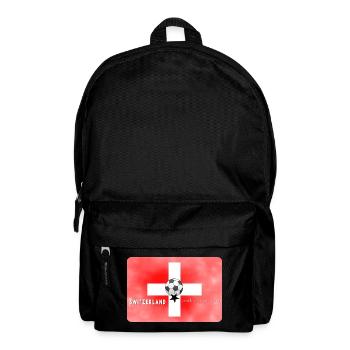 Football suisse Drapeau suisse avec football - Sac à dos - noir - Devant