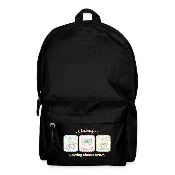 In My Spring Cheese Era Kawaii Pastel Coquette - Backpack - black - Front