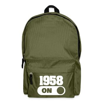1958 - Backpack - olive green - Front