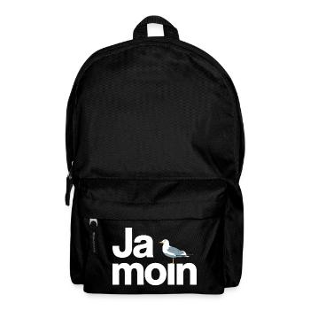 Ja Moin Norddeutschland Hamburg Gamer Meme Moin - Rucksack - Schwarz - Vorne