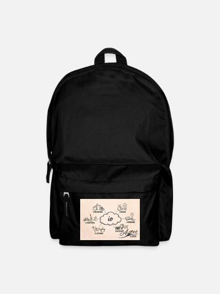 Azzo - Rucksack - Schwarz