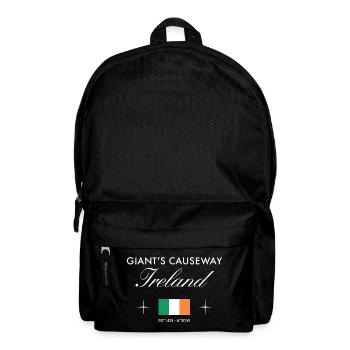 Coordonnées de la Chaussée des Géants Irlande du Nord Souvenir - Sac à dos - noir - Devant
