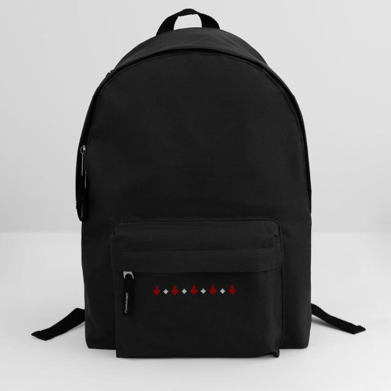 Strickpullover Muster Reihe Weihnachtskugel Rucksack