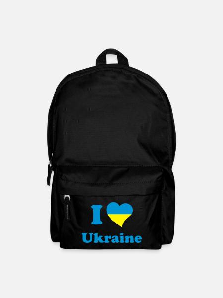 I love Ukraine - Ich liebe Ukraine - Rucksack - Schwarz