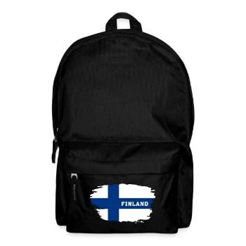 Finland Flag / Gift Helsinki Scandinavia - Backpack - black - Front