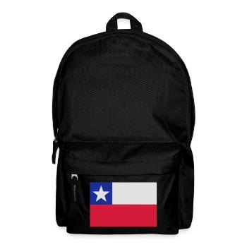 Chilenische Flagge Stylisiert - Rucksack - Schwarz - Vorne