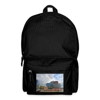Hamburger Konzerthaus - Rucksack - Schwarz - Vorne