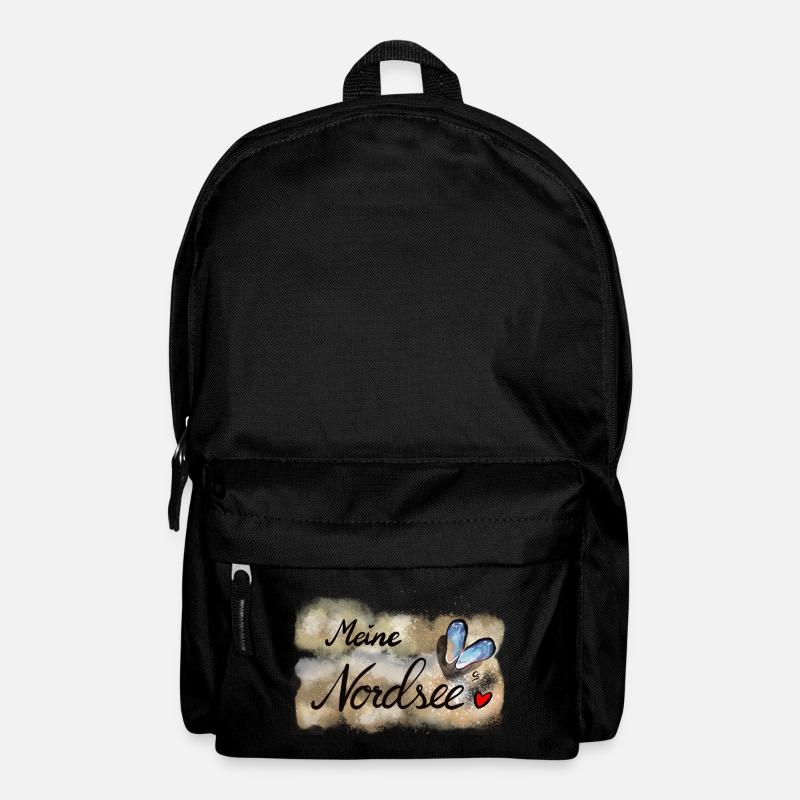 North Sea Heart Design for Fans - Backpack - black