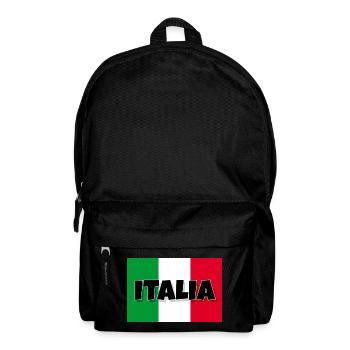 Italia - Flagge von Italien - Rucksack - Schwarz - Vorne