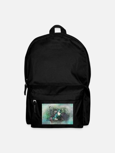 blue Herbstfuchs - Rucksack - Schwarz