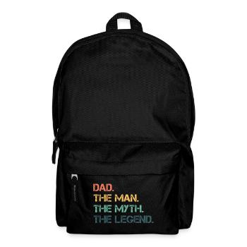 Dad The Man The Myth The Legend Father's Day - Sac à dos - noir - Devant