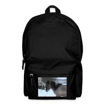 Pferd Pferdeposter - Rucksack - Schwarz - Vorne