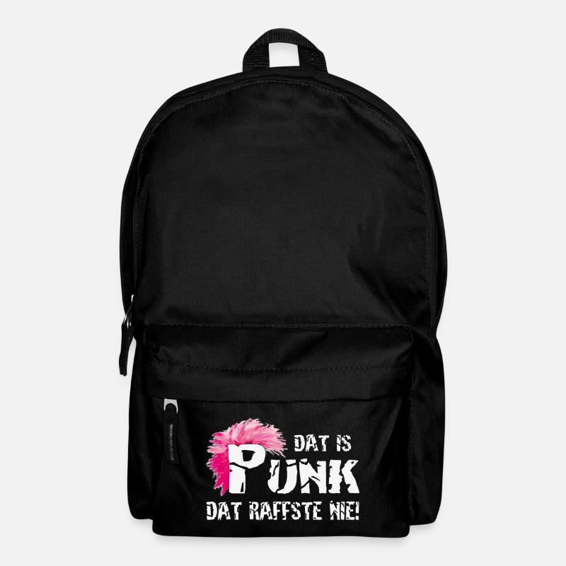 Dat is Punk dat raffste nie! - Rucksack - Schwarz