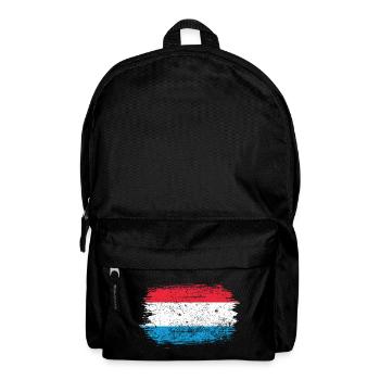 Coup de pinceau Drapeau néerlandais - Sac à dos - noir - Devant